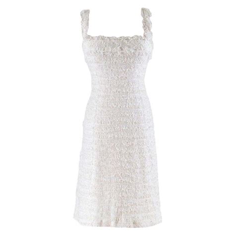 chanel white dresses 2015|vintage chanel white dress.